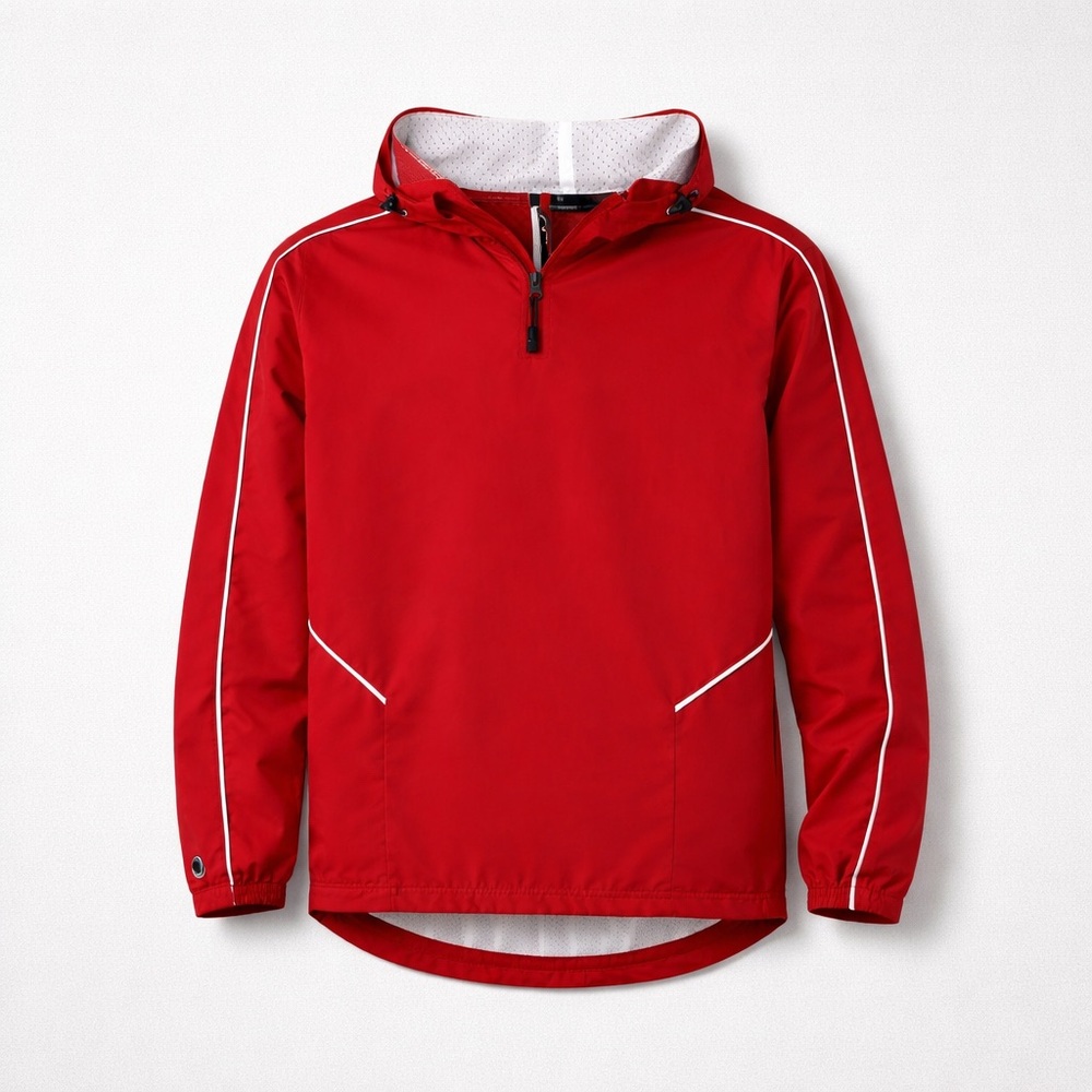 Vibrant Red Kids Hoodie